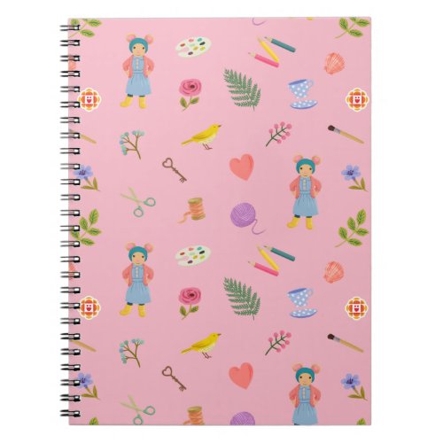 Daisy Pattern Notebook