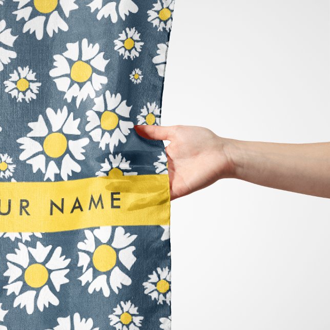Daisy Pattern, White Daisies, Your Name Scarf (Creator Uploaded)