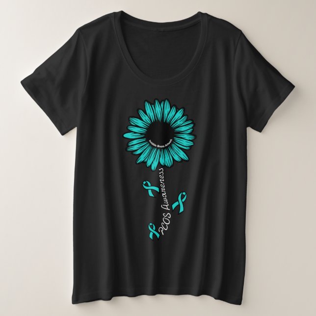 Daisy...PCOS Plus Size T-Shirt (Design Front)