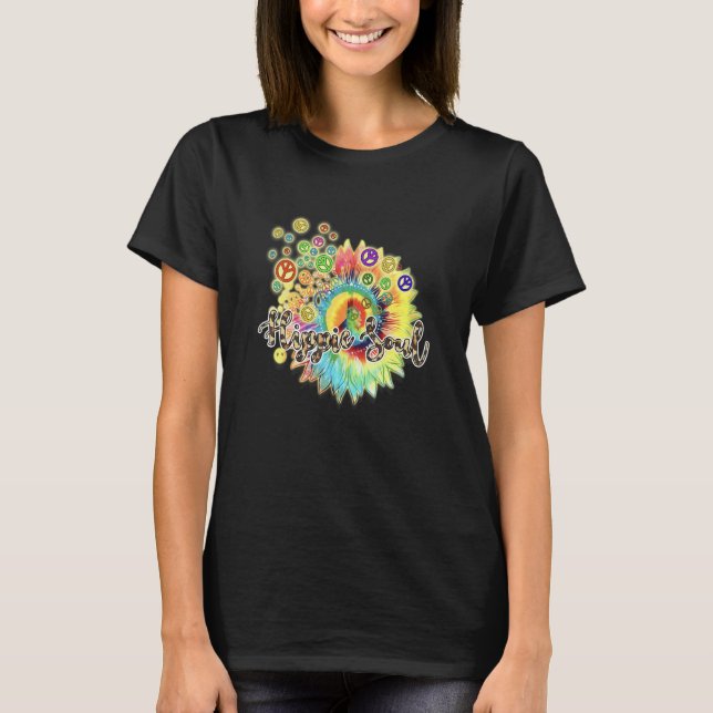 Daisy Peace Sign Flower T-Shirt (Front)