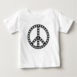 Daisy Peace Symbol Baby T-Shirt