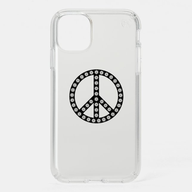 Daisy Peace Symbol Speck iPhone 11 Case (Front)