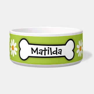 "Daisy" Personalized Dog Bowl
