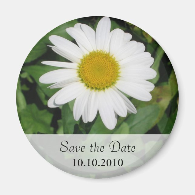 Daisy Personalized Save the Date Magnet (Front)