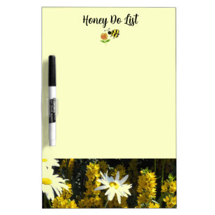 Daisy Photo Honey Do List Dry Erase Board