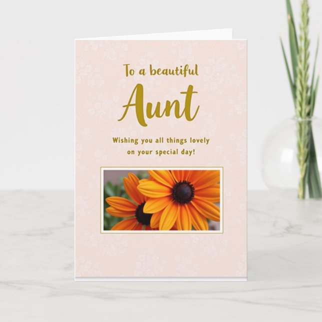 Daisy Photo Mothers Day Card (Front)