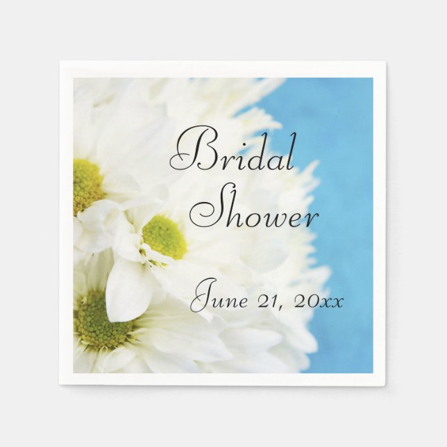 Daisy Photo Paper Napkins (Front)