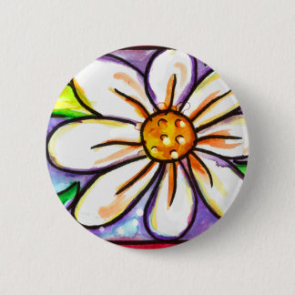 Daisy Pinback Button