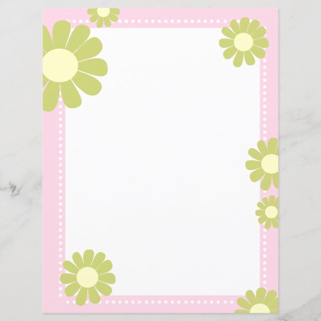 Daisy Pink Green  (Front)
