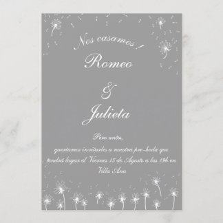 Daisy pre-wedding invitation
