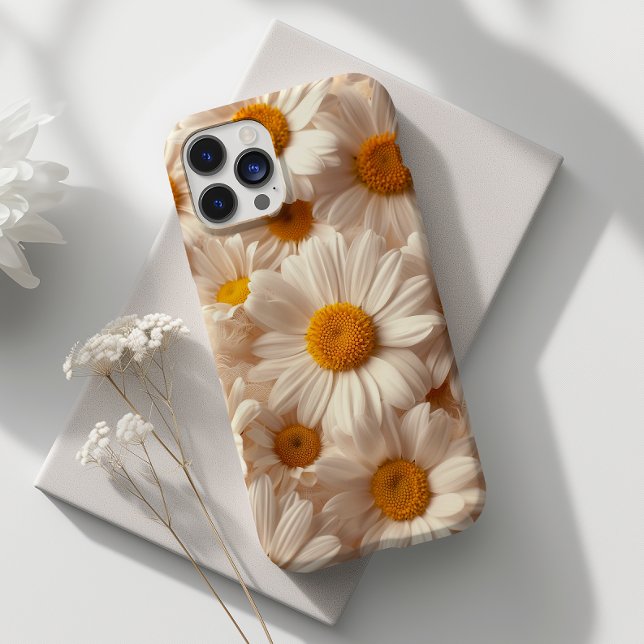 Daisy Pressed Flower Botanical Floral  Case-Mate iPhone Case (Creator Uploaded)