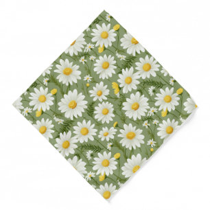 Daisy Print Bandana
