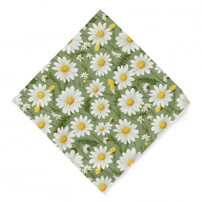Daisy Print Bandana (Front)