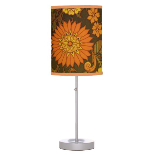 Daisy Print Table Lamp (Front)