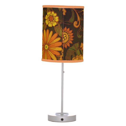 Daisy Print Table Lamp (Back)