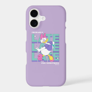 Daisy "Probably Late" Retro Statement Graphic iPhone 17 Case