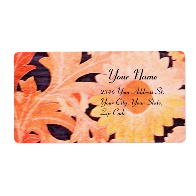 DAISY , red brown black Label (Front)