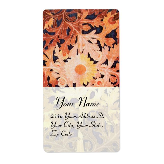 DAISY , red brown black Label (Front)