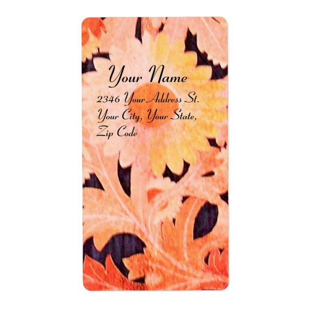 DAISY , red pink black Label (Front)