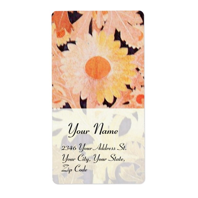 DAISY , red pink white black Label (Front)