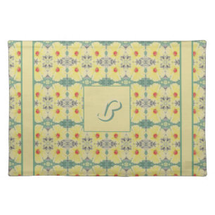 Daisy Repeat Cloth Napkin Placemat