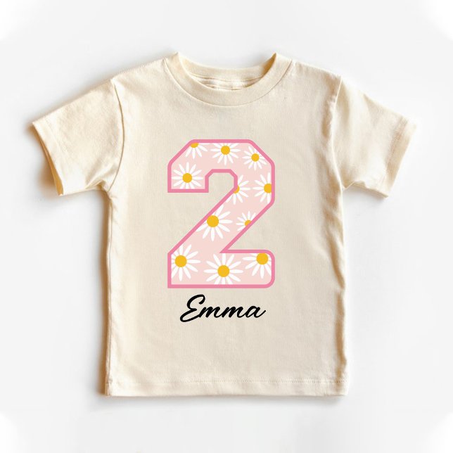Daisy Retro 2nd Birthday Toddler T-shirt (Daisy Retro 2nd Birthday Toddler T-shirt)