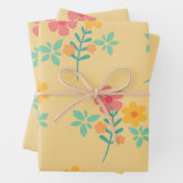 Daisy Yellow Wrapping Paper | Zazzle