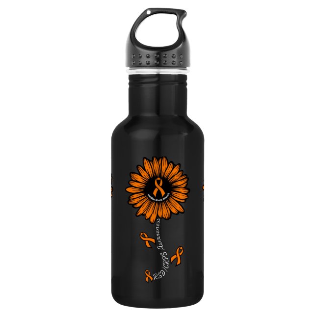 Daisy...RSD/CRPS Stainless Steel Water Bottle (Front)