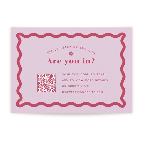 Daisy RSVP with QR Code