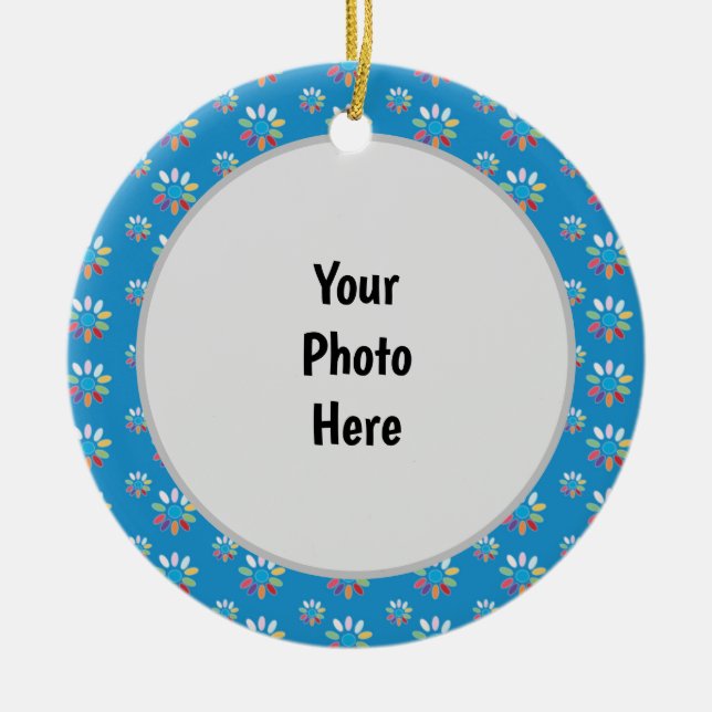 Daisy Scout Ceramic Christmas Ornament (Front)