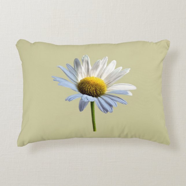 Daisy Shadow and Light Accent Pillow (Front)