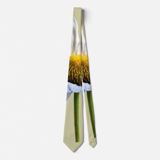 Daisy Shadow and Light Neck Tie (Front)