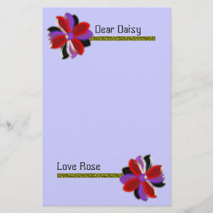 Daisy Shining Plastic Customizable Stationery