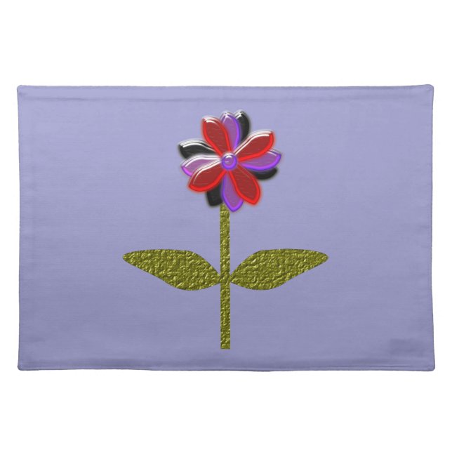 Daisy Shining Plastic Placemat (Front)