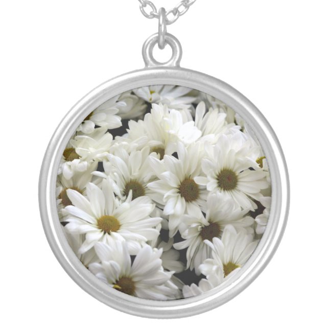 Daisy Silver Plated Necklace (Front)