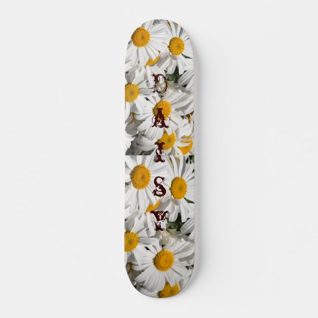 Daisy skateboard template deck (Front)