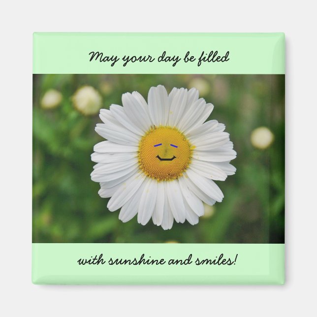 Daisy Smile Magnet (Front)