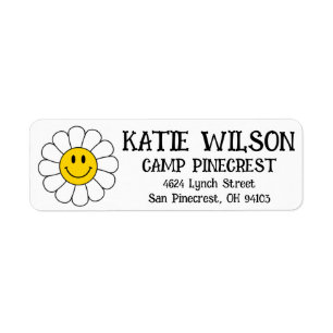Daisy Smiley Label