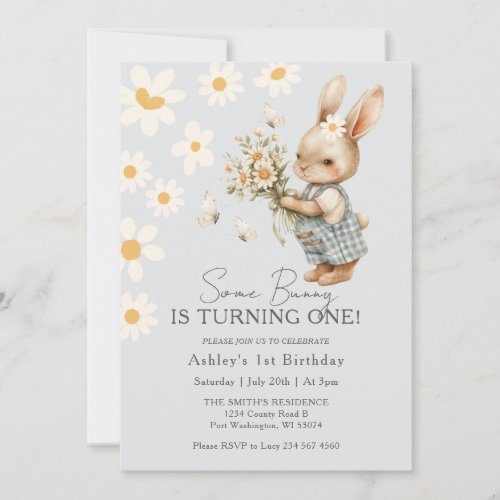 Daisy Some Bunny is Turning One Easter