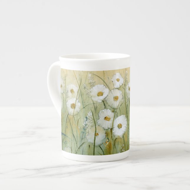 Daisy Spring I Bone China Mug (Front Left)