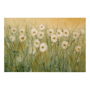 Daisy Spring I Wood Wall Art