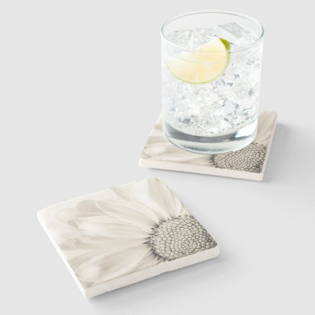 Daisy Stone Coaster (Side)