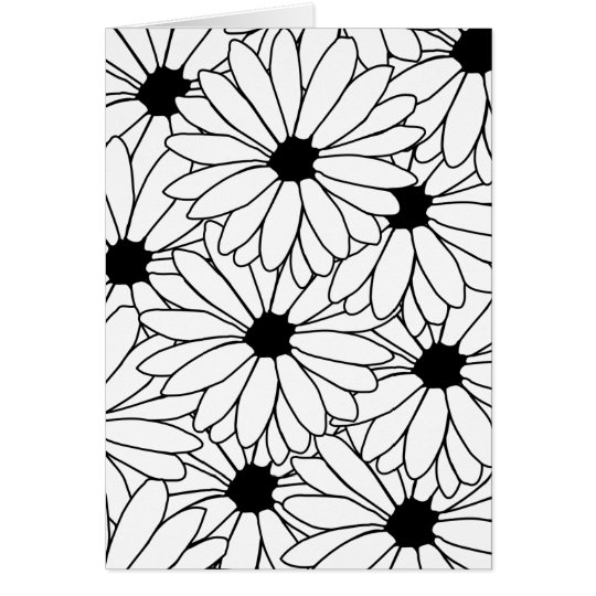 Daisy Storm Greeting Card