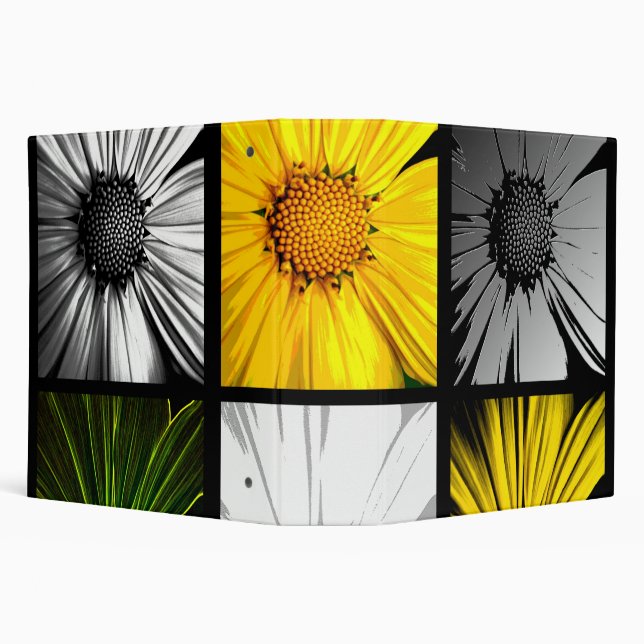 Daisy Sunflower Collage Binder (Background)