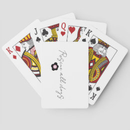 Daisy Tattoo - Resue All Dogs Poker Cards