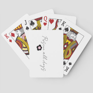 Daisy Tattoo - Resue All Dogs Poker Cards