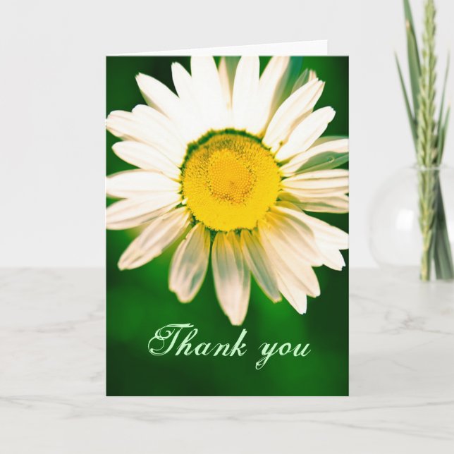 Daisy Thank You Card (Front)