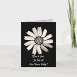 Daisy Thank You Notecard