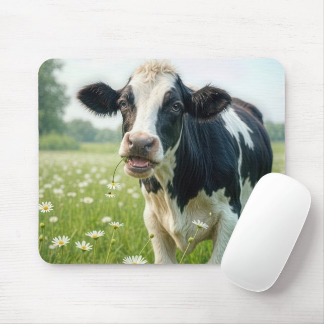 Daisy The Cow Mouse Pad (With Mouse)