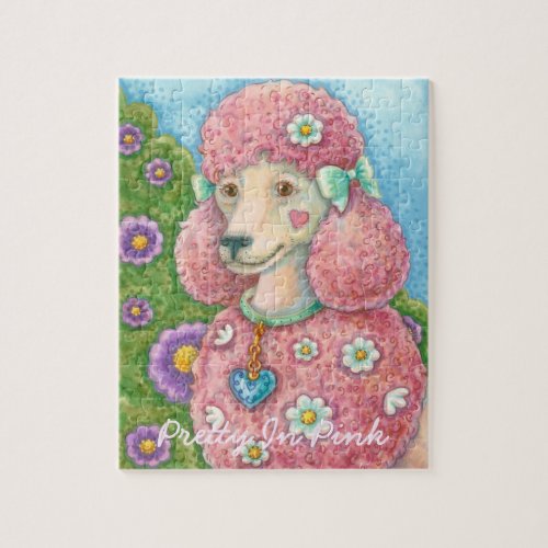 DAISY The French Pink Poodle PUZZLE